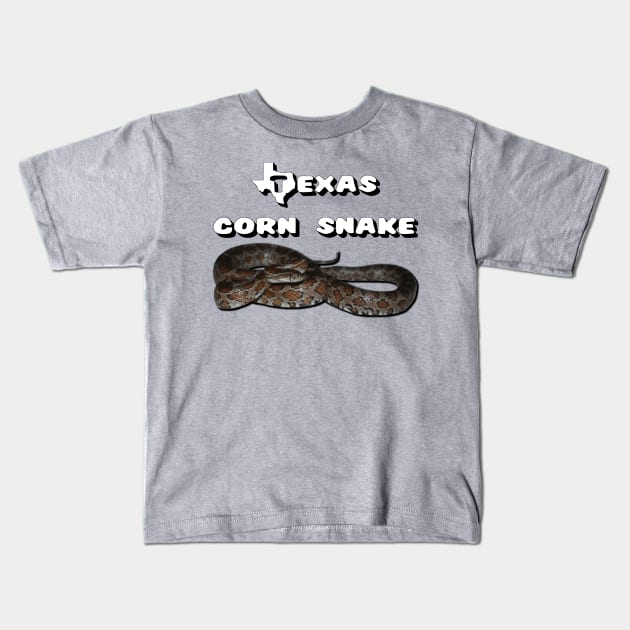 Texas Corn Snake Kids T-Shirt by Paul Prints